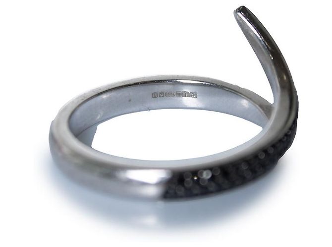 Autre Marque Shaun Leane, Ring aus 18 Karat Weißgold und Diamanten Schwarz Silber - Ansicht 6