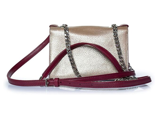 Borsa a tracolla in pelle rosa Rebel di Jimmy Choo - vista 3