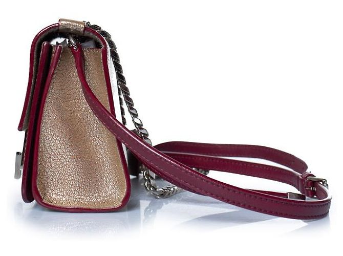 Borsa a tracolla in pelle rosa Rebel di Jimmy Choo - vista 4