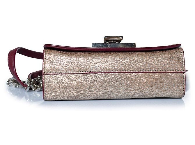 Borsa a tracolla in pelle rosa Rebel di Jimmy Choo - vista 6