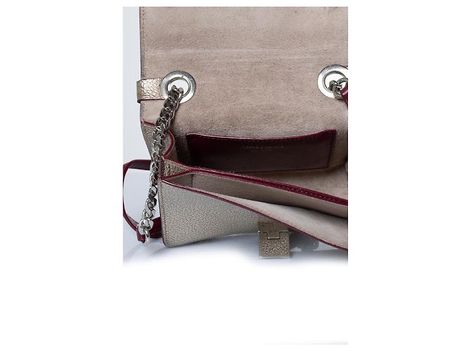 Borsa a tracolla in pelle rosa Rebel di Jimmy Choo - vista 7