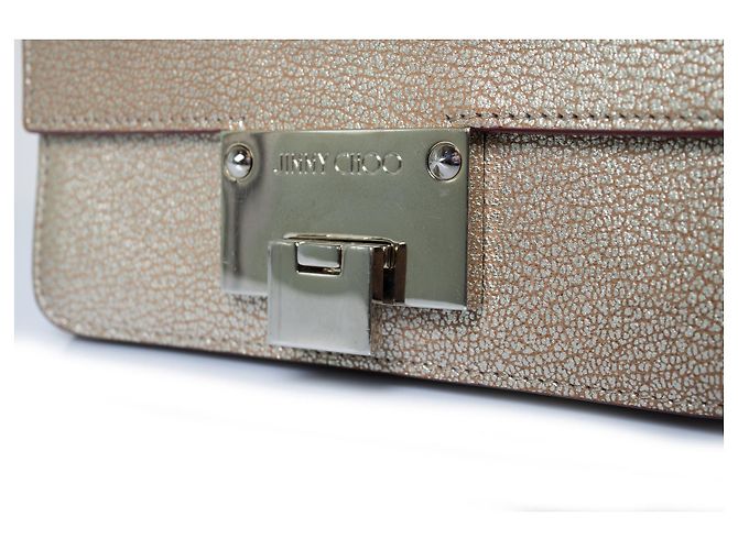 Borsa a tracolla in pelle rosa Rebel di Jimmy Choo - vista 9