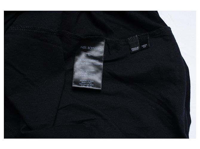 Neil Barrett Camiseta con estampado de trueno de Neil Barret con camuflaje Negro Verde - vista 5