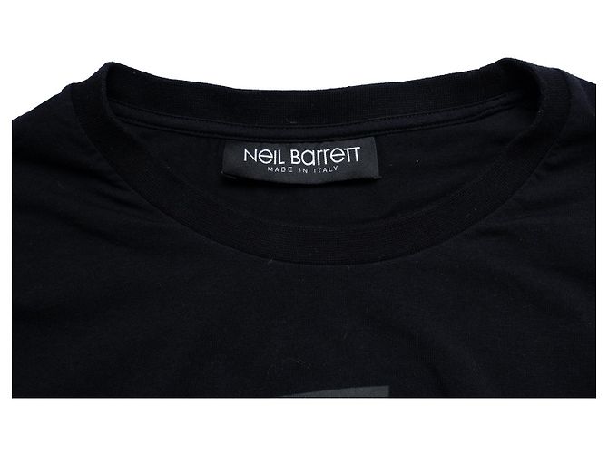 Neil Barrett Camiseta con estampado de trueno de Neil Barret con camuflaje Negro Verde - vista 6