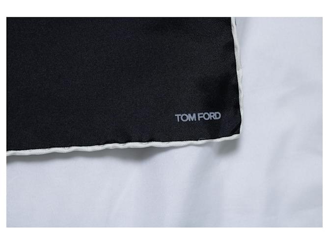 Tom Ford, schwarze Einstecktuch - Ansicht 3