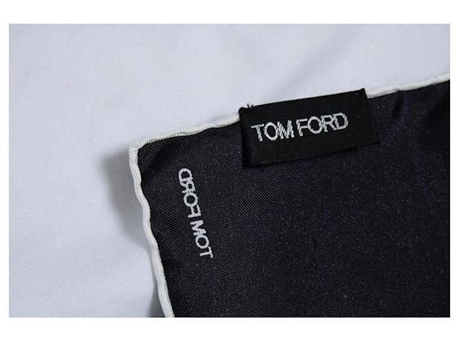 Tom Ford, schwarze Einstecktuch - Ansicht 4