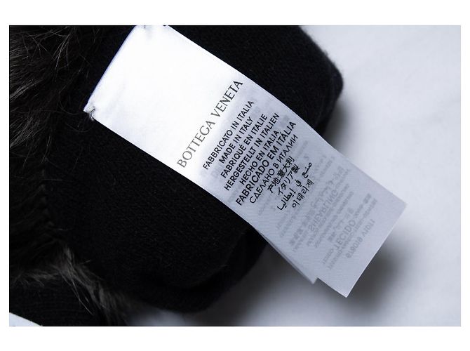 Grau Schaffellhandschuhe Bottega Veneta - Ansicht 4