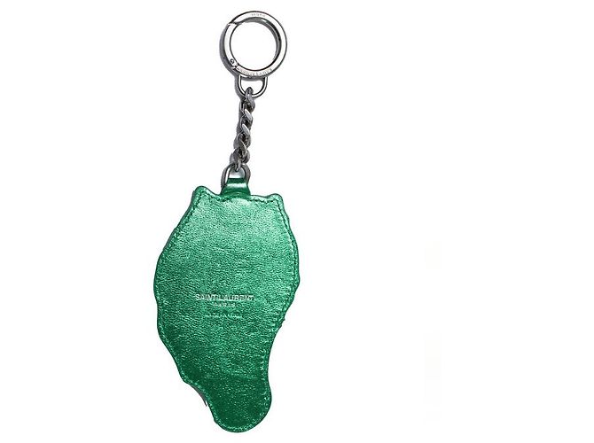 Portachiavi Dino in verde di Saint Laurent - vista 2