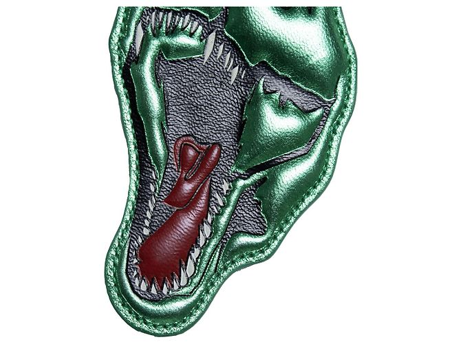 Portachiavi Dino in verde di Saint Laurent - vista 3