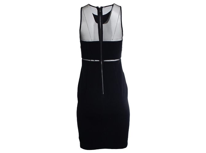 Autre Marque Sachin + Babi, schwarzes Mini-Kleid mit Patches - Ansicht 3