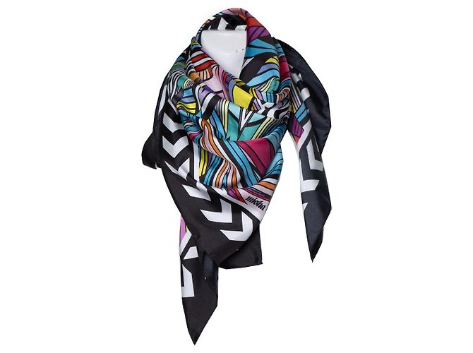 Autre Marque Misha, Graphic printed square scarf Multiple colors - view 2