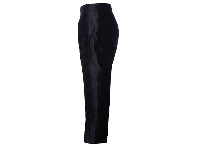 Alexander McQueen, pantalón cropped Negro - vista 2