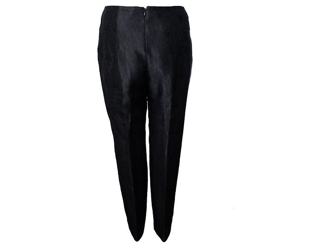 Alexander McQueen, pantalón cropped Negro - vista 3