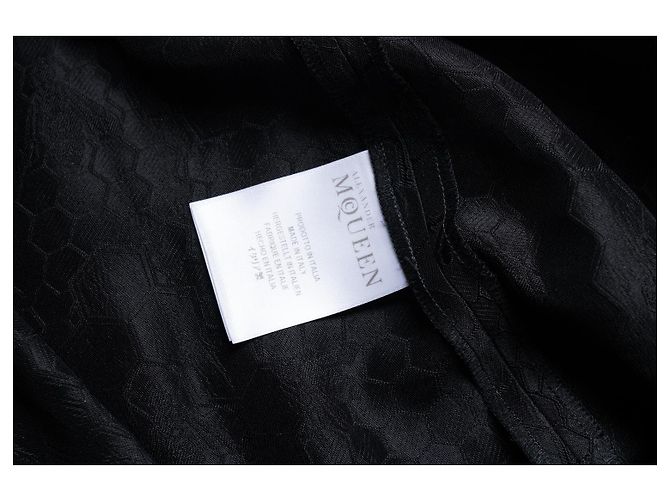 Alexander McQueen, pantalón cropped Negro - vista 6