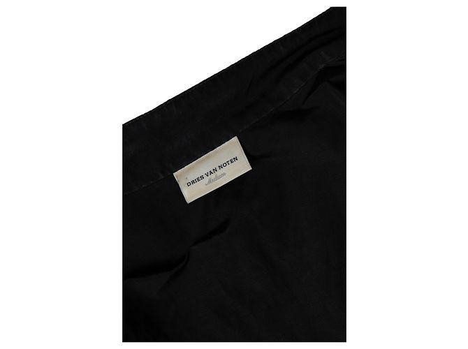 Giacca bomber nera decorata Dries van Noten Nero - vista 8