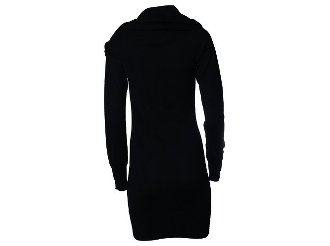 Autre Marque Robe midi à col roulé noire Mastermind Japan - vue 3