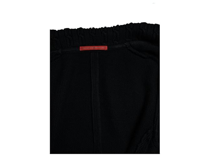 Y'S Ys, schwarzer Strickcardigan - Ansicht 6