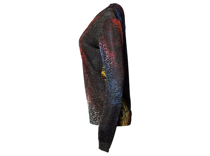 Suéter de lurex com estampa de python Louis Vuitton Multicor - vista 2