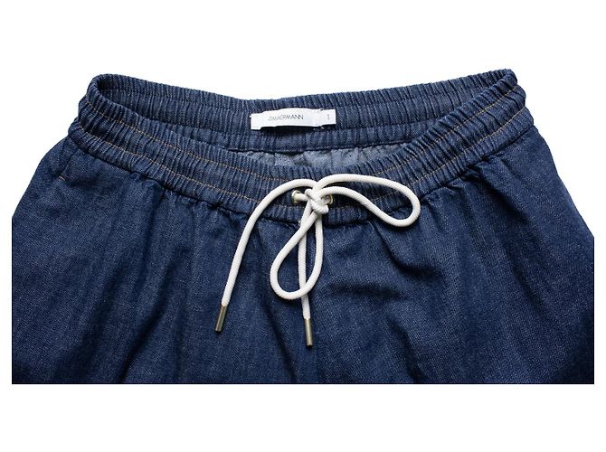 Autre Marque Shorts Rhiannon en bleu de Zimmermann - vue 8