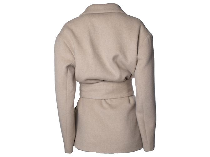 Autre Marque Rohe, ärmelloser Blazer in Beige - Ansicht 2