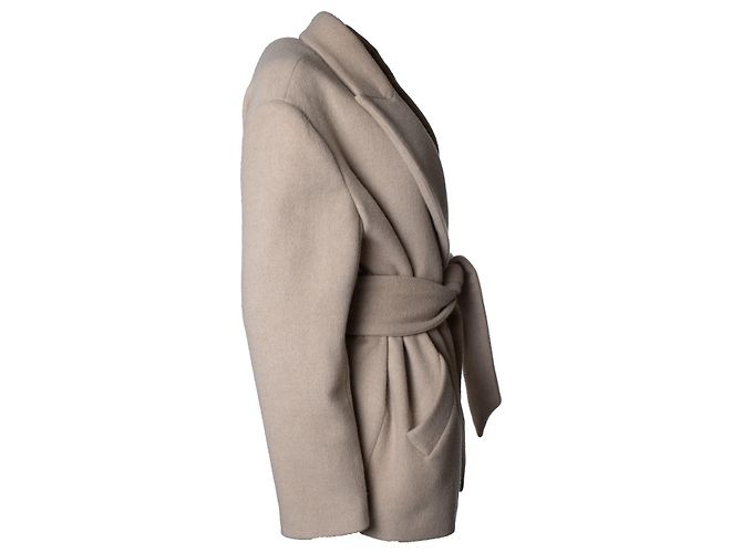 Autre Marque Rohe, ärmelloser Blazer in Beige - Ansicht 4