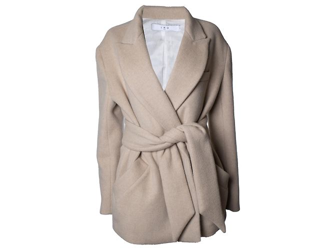 Autre Marque Rohe, ärmelloser Blazer in Beige - Ansicht 5