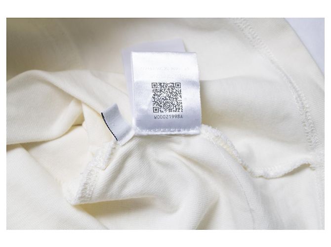Bottega Veneta, suéter de algodón off white con cuello redondo Blanco - vista 7