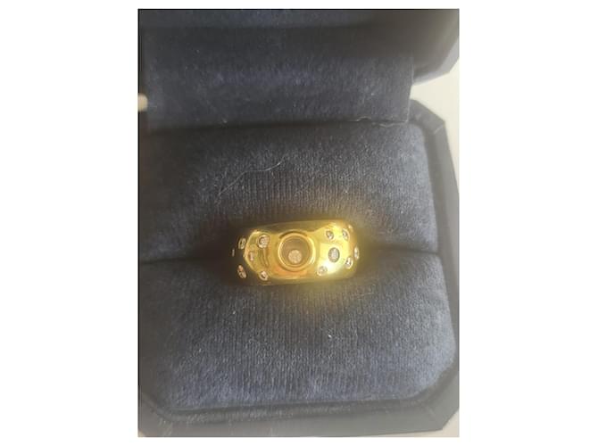 Anello Chopard Happy Diamonds in oro e diamanti D'oro - vista 2