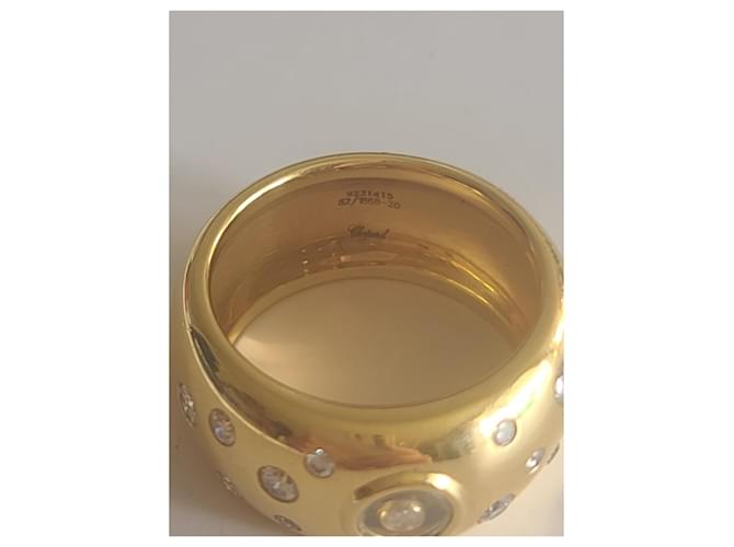 Anello Chopard Happy Diamonds in oro e diamanti D'oro - vista 4