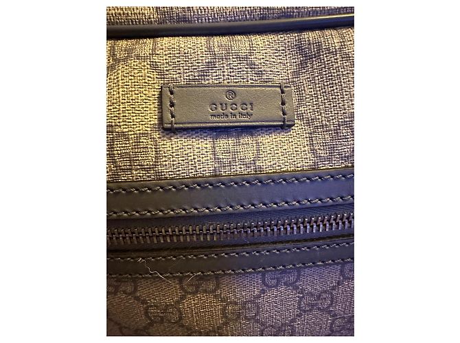 Ophidia Borsa Messenger Gucci GG Supreme Beige - vista 6