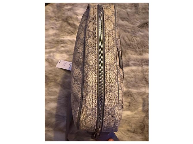 Ophidia Borsa Messenger Gucci GG Supreme Beige - vista 9