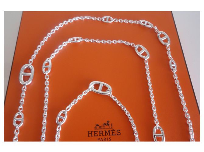 Hermès Collana Hermes Farandole 160cm Argento - vista 4