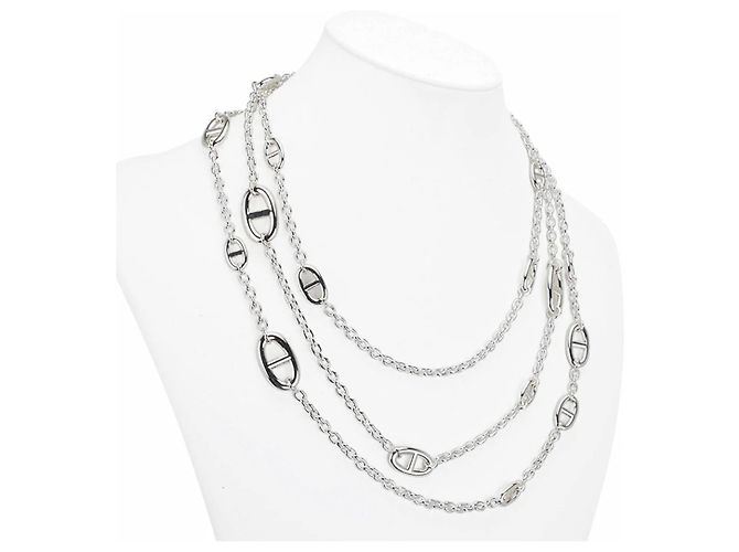 Hermès Collana Hermes Farandole 160cm Argento - vista 8