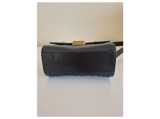 Borsa a spalla Balmain 1945 in pelle nera Nero - vista 6