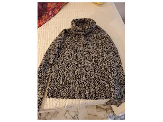 Apostrophe Rollkragenpullover Zebra Print Seide und Kaschmir M Zebra-druck - Ansicht 4
