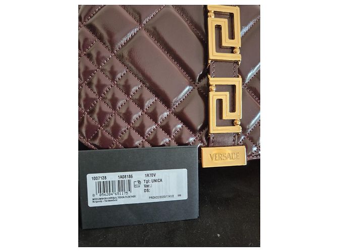 Versace Greca Goddess Tasche Bordeaux - Ansicht 11