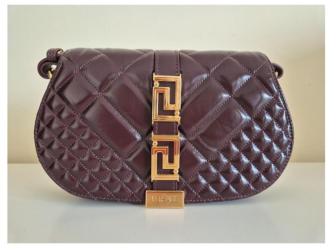 Versace Greca Goddess Tasche Bordeaux - Ansicht 2