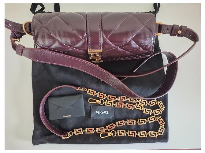 Versace Greca Goddess Tasche Bordeaux - Ansicht 7