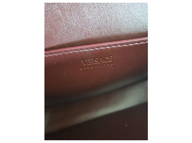 Versace Greca Goddess Tasche Bordeaux - Ansicht 9