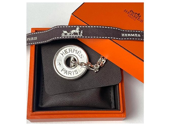 Hermès Schlüsselanhänger aus 925 Silber - Ansicht 4