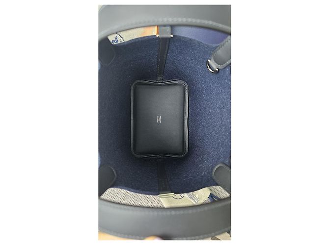 Hermès La Borsa Picotin 18 Cargo - GO TEAM - Edizione Limitata Grigio antracite Blu scuro - vista 5