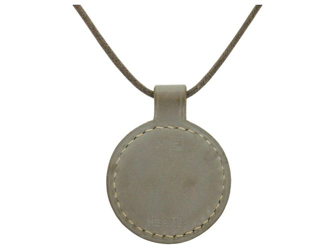 Collar de cuero verde Touareg Hermès - vista 4