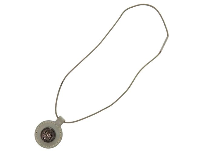 Collar de cuero verde Touareg Hermès - vista 5