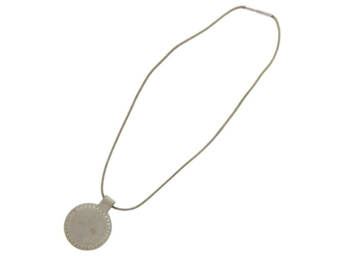 Collar de cuero verde Touareg Hermès - vista 6