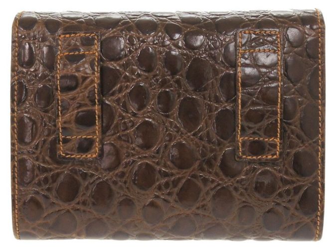 Borsa a spalla Vara Ribbon Chain di Salvatore Ferragamo Marrone - vista 3