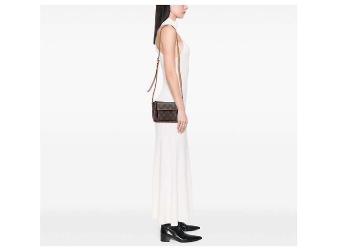 Louis Vuitton Borsa Viva Cite PM Monogramma Marrone - vista 10