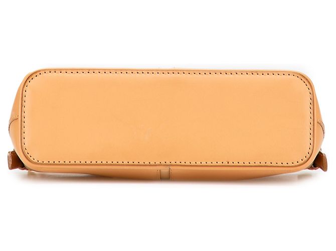 Borsa a spalla in pelle marrone Burberry Caramello - vista 3