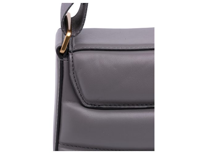 Stella Mc Cartney Borsa a Spalla Imbottita Stella McCartney Gray Alter Mat S Wave Marrone - vista 10