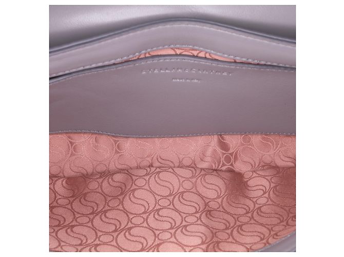 Stella Mc Cartney Borsa a Spalla Imbottita Stella McCartney Gray Alter Mat S Wave Marrone - vista 4