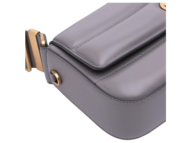 Stella Mc Cartney Borsa a Spalla Imbottita Stella McCartney Gray Alter Mat S Wave Marrone - vista 8
